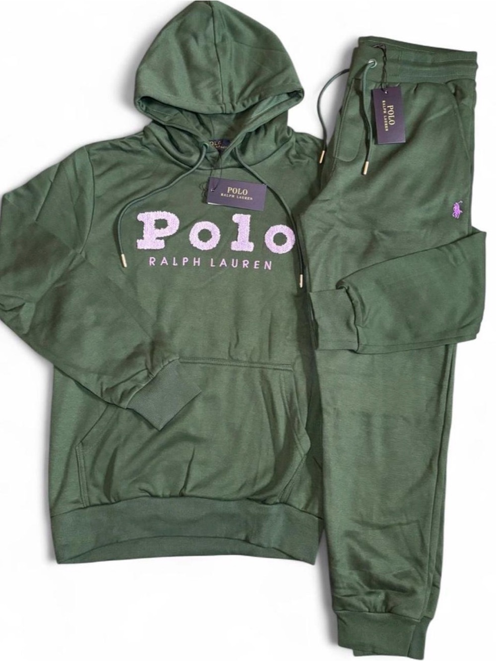Green & Purple Polo Ralph Lauren tracksuit NWT